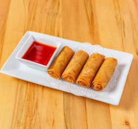 Veggie Spring Rolls (4)