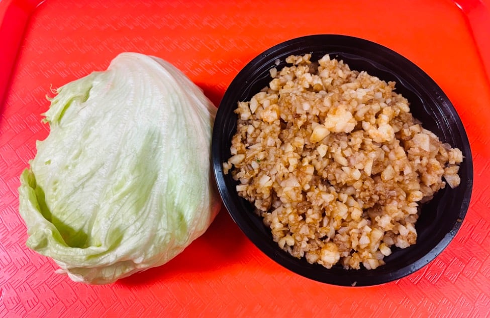 055. Minced Shrimp in Smoothing Lettuce Wrap