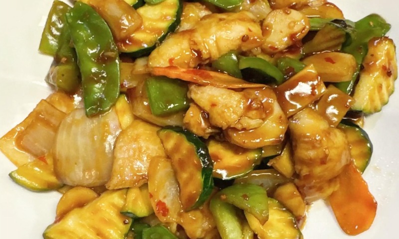 Fish w. Szechuan Sauce