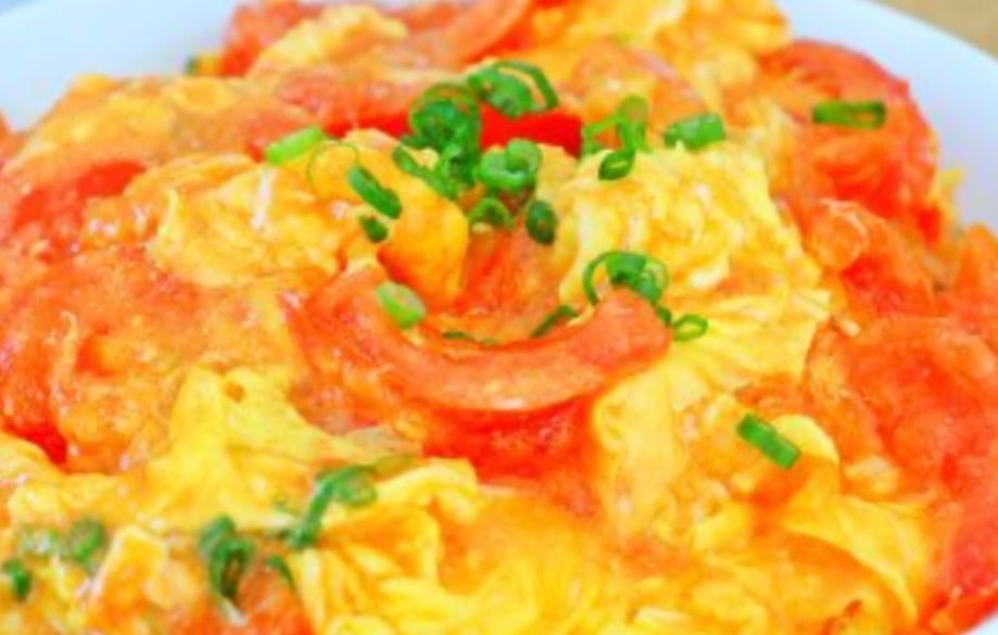 5. Sauted Eggs w. Tomato 西红柿炒鸡蛋