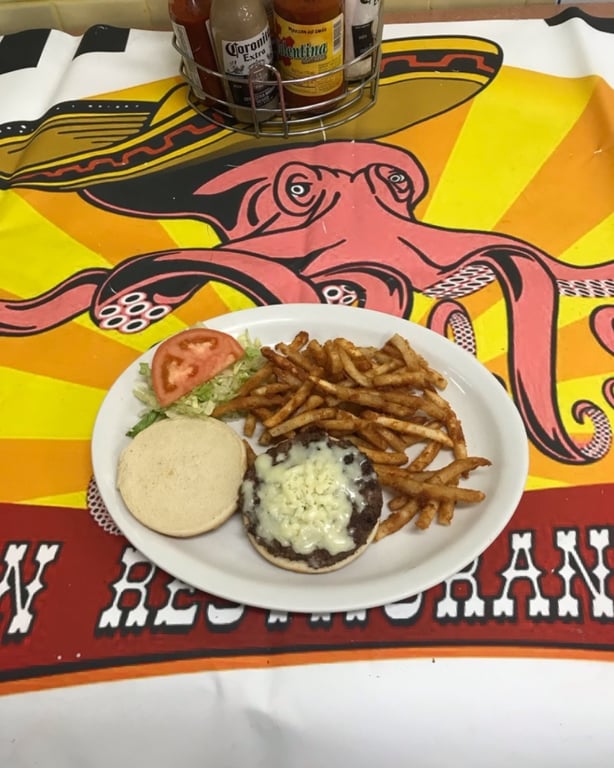 9) Hamburger with Side