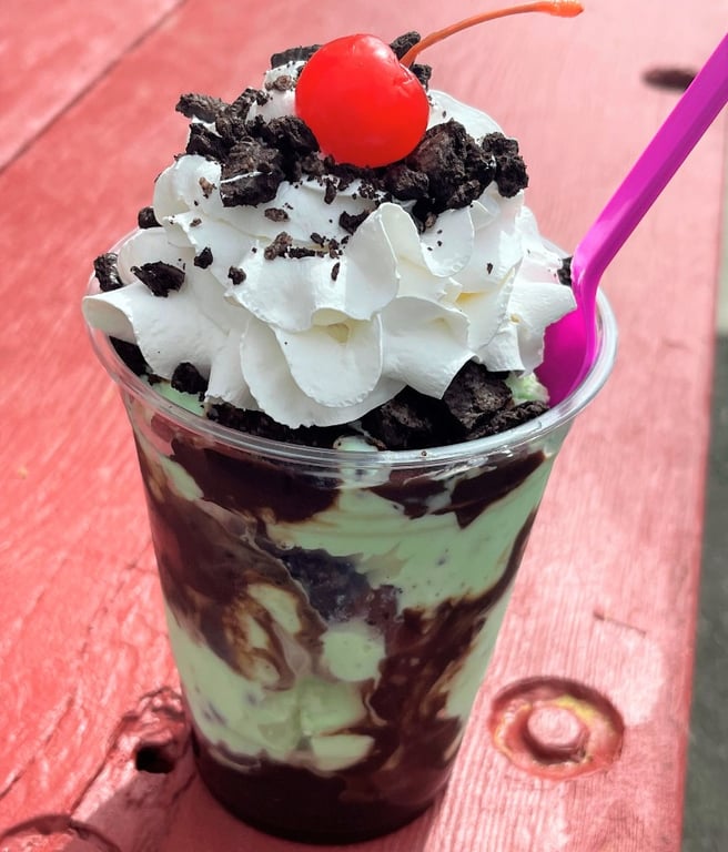 Mint Oreo Sundae Image