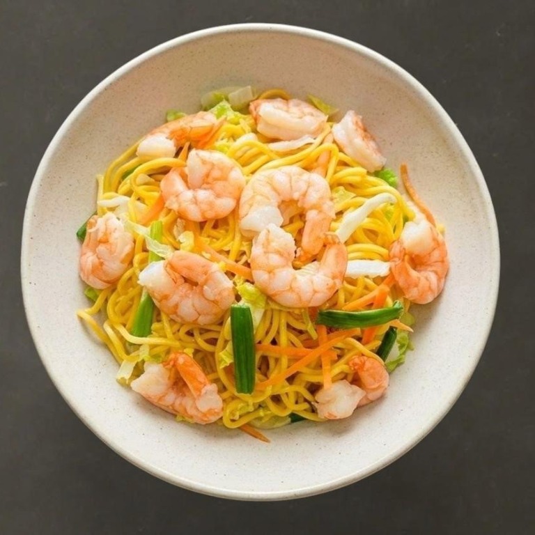 27. 虾捞面 <br>Shrimp Lo Mein