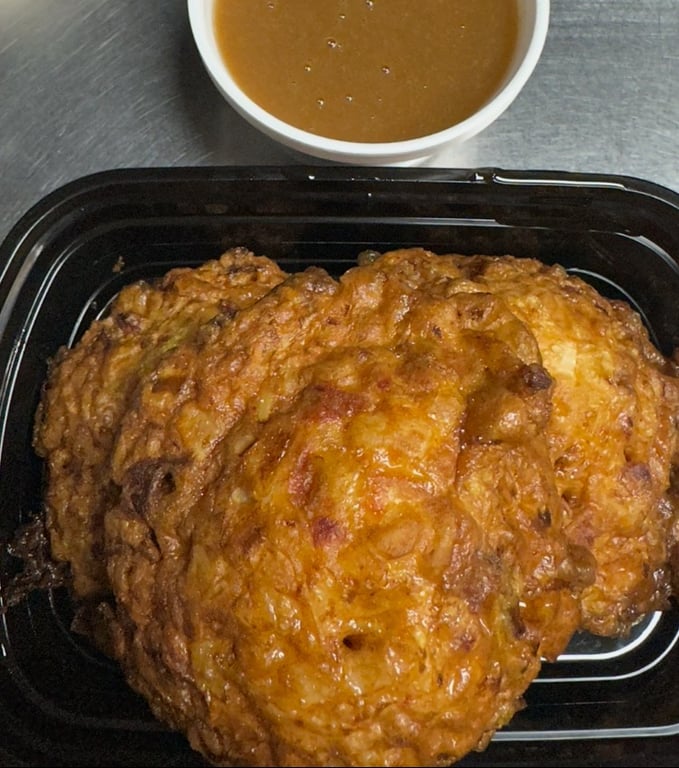 48. Roast Pork Egg Foo Young