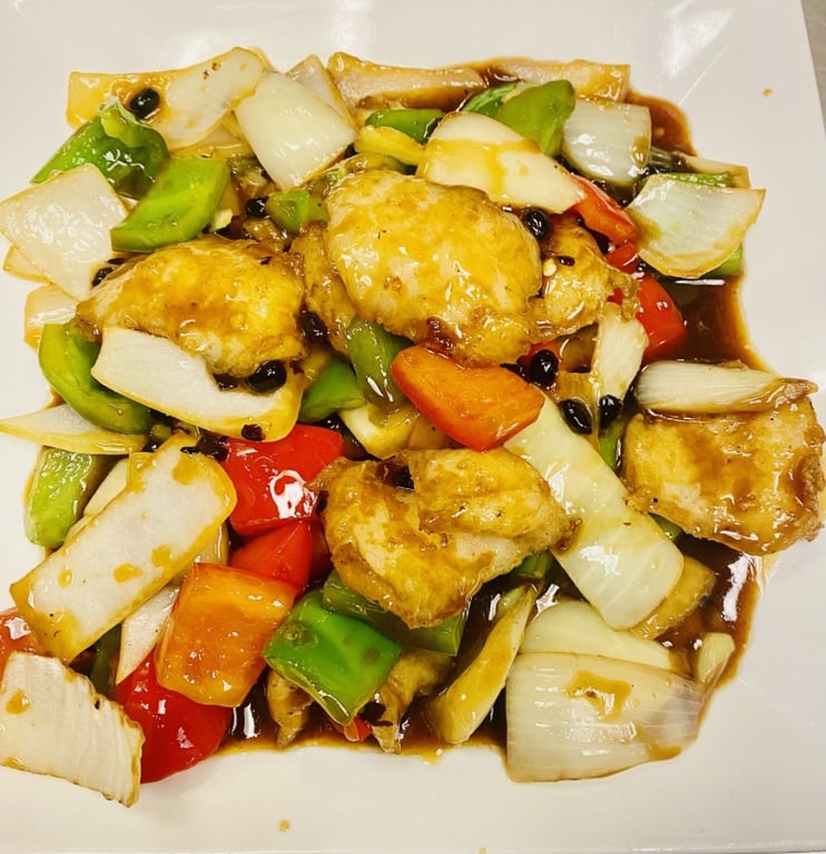 Fish Fillet with Black Bean Sauce