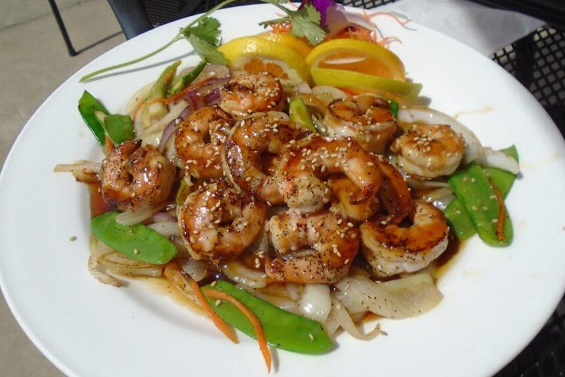 2. Jumbo Shrimp Teriyaki