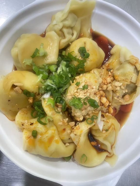 C3. Pork Wontons in Chili Sauce