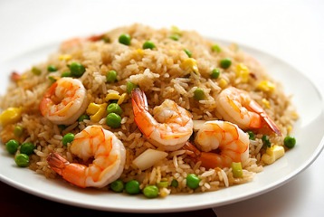 虾炒饭 Shrimp Fried Rice