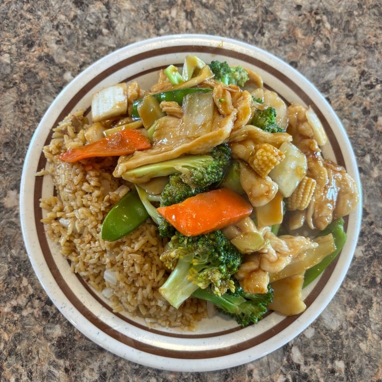 L14. 什菜鸡 Mixed Vegetable w. Chicken