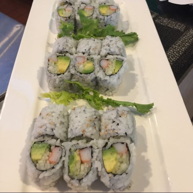 8. California Roll Dinner