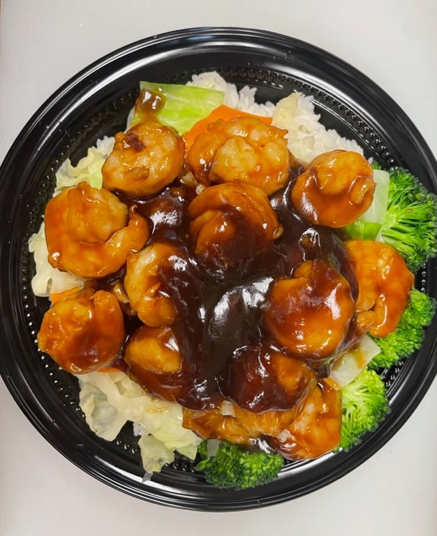 Hibachi Shrimp<br>铁板虾