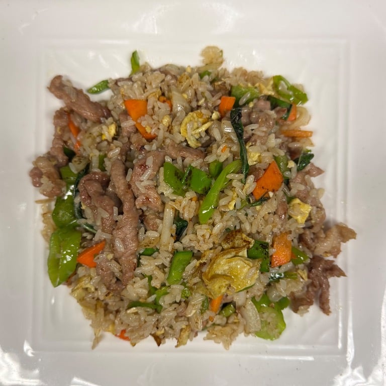 113. Pork Thai Basil Fried Rice