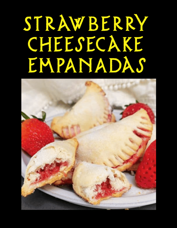 Strawberry Cheesecake Empanada