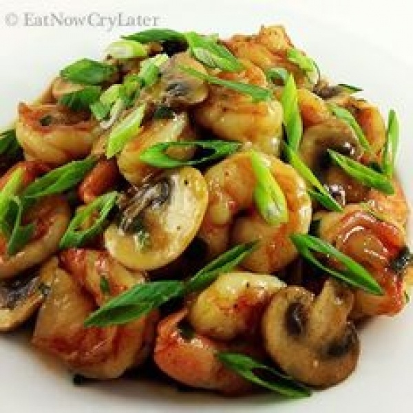 85. Shrimp with Mushroom