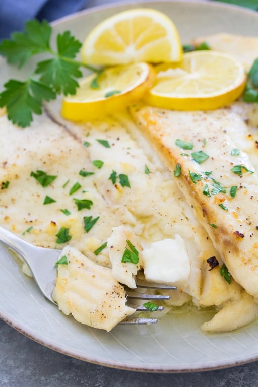 Tilapia with Lemon Sauce