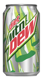Diet Mtn Dew Can
