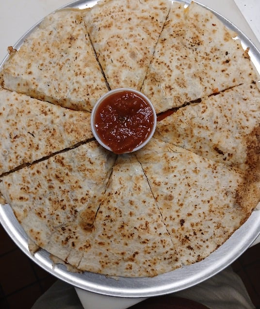 12” 8 Cut Cheese Quesadilla