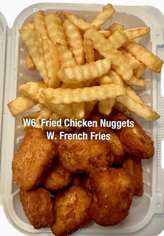 W6. 炸鸡粒 Fried Chicken Nuggets (12)