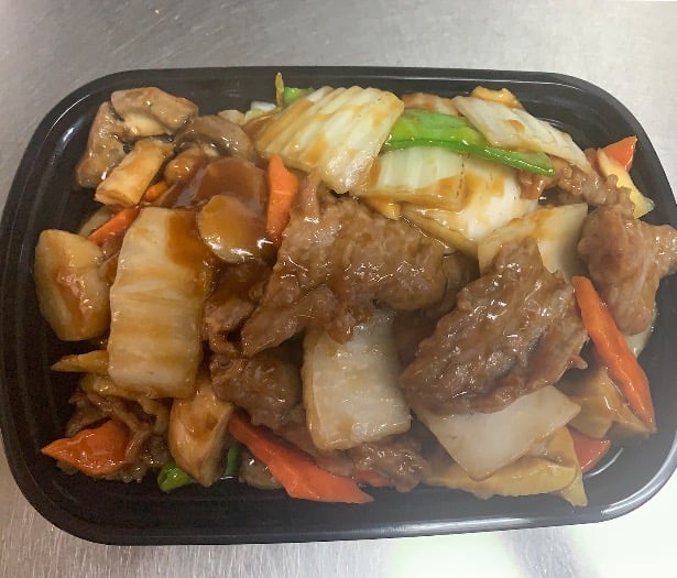 白菜牛 <br>  Beef w. Chinese Vegetable