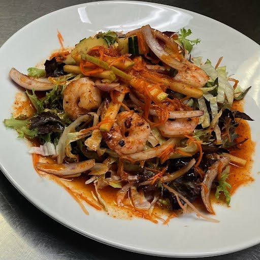 Spicy Grilled Shrimp Salad