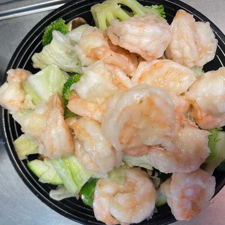 HS21. Steamed Shrimp w. Vegetable