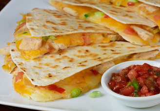 Grilled Chicken All White Meat Quesadilla w/ Choice Snack Image