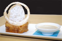 Warm Lychee Bread Pudding Image