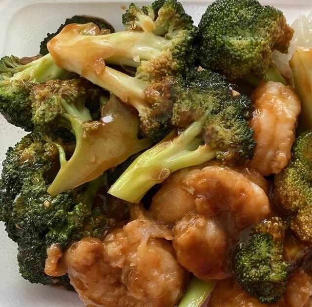 90. Shrimp with Broccoli