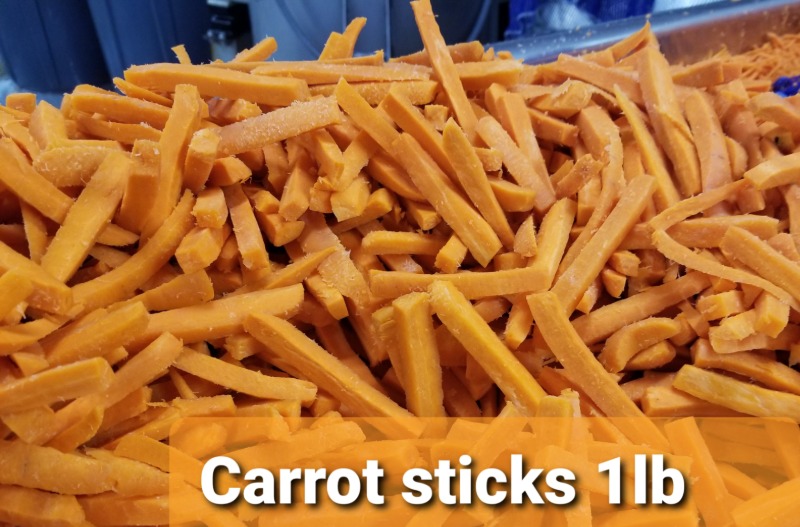 Carrot Sticks 3/8