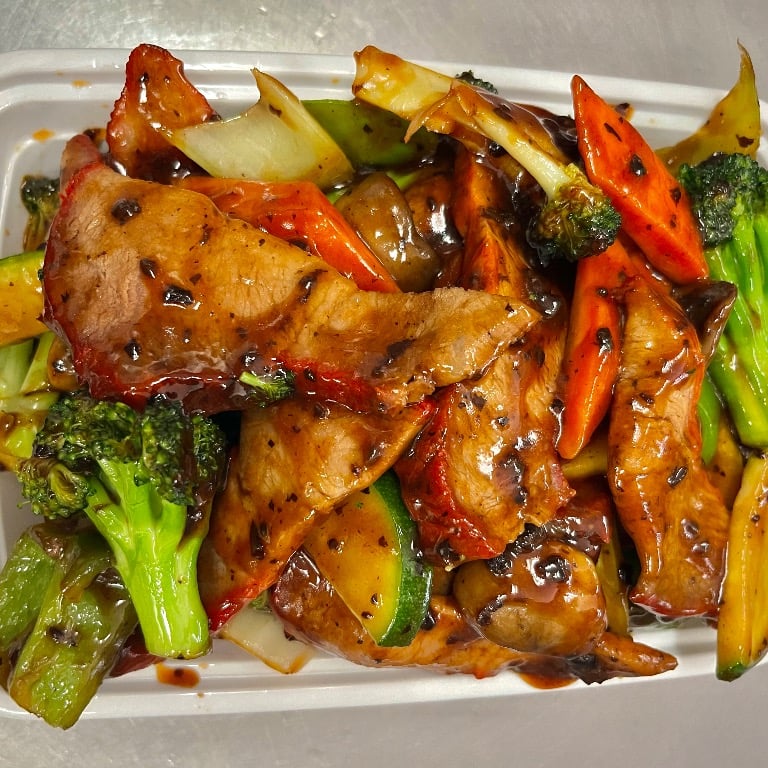 54. Roast Pork with Black Bean Sauce