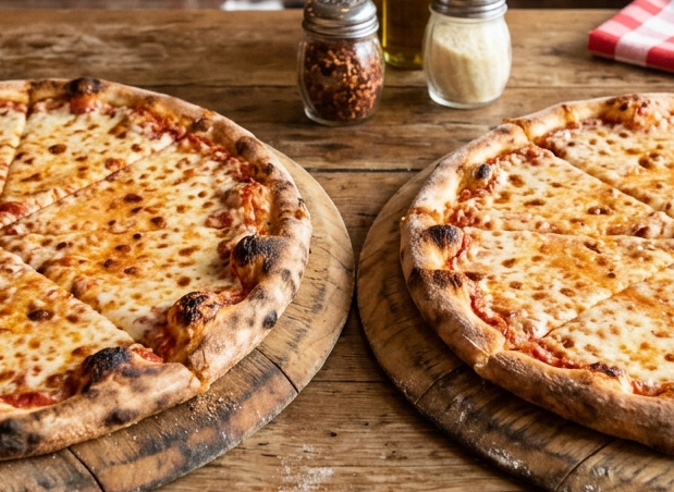 2 Large Cheese & an Appetizer