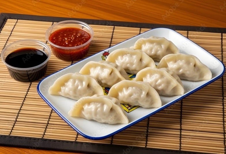 8. 猪肉水饺<br>Pork Dumpling (6)