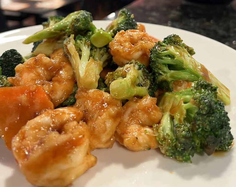 7. Shrimp with Broccoli