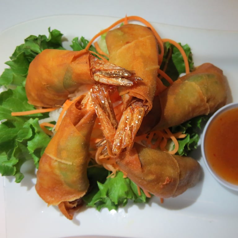 Avocado Shrimp Eggroll