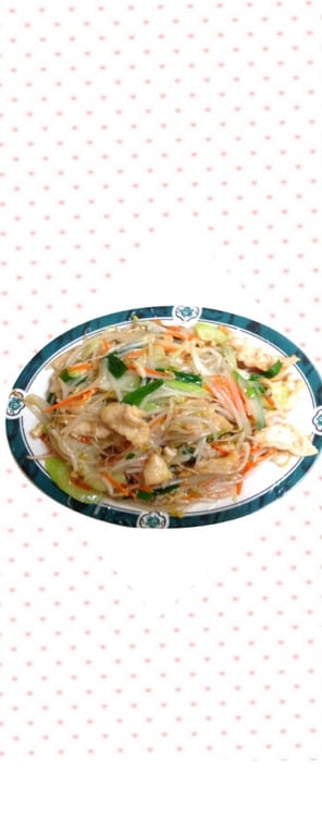 鸡炒芽菜 80. Chicken Chow Mein w. Crispy Noodles