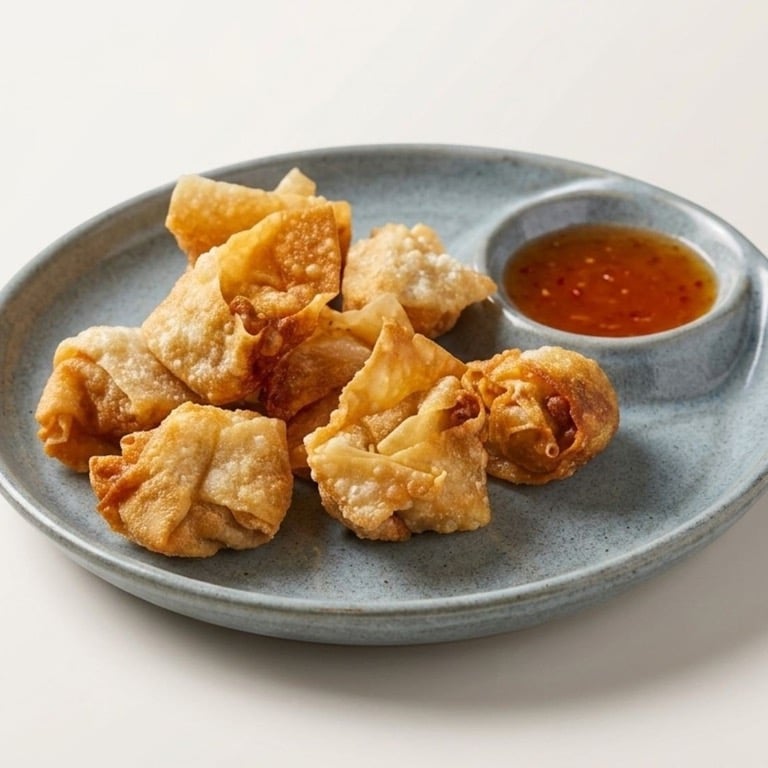 A11. 炸肉混沌(8) Fried Pork Wonton (8) 