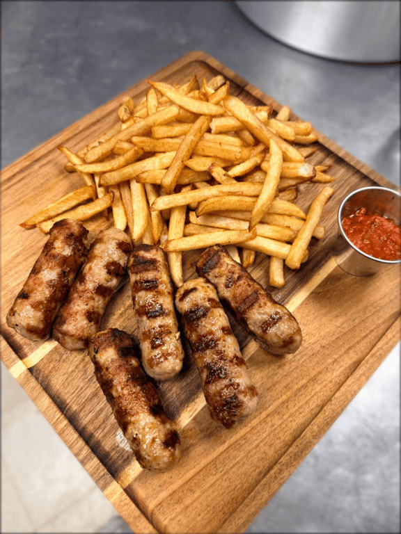 Mini Kebapcheta with Fries