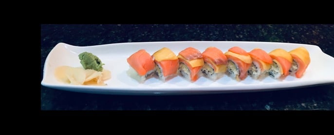 Smoked Salmon Mango Maki