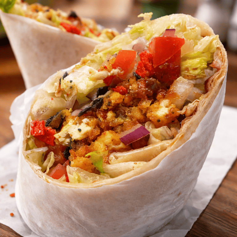 BBQ Tofu Wrap