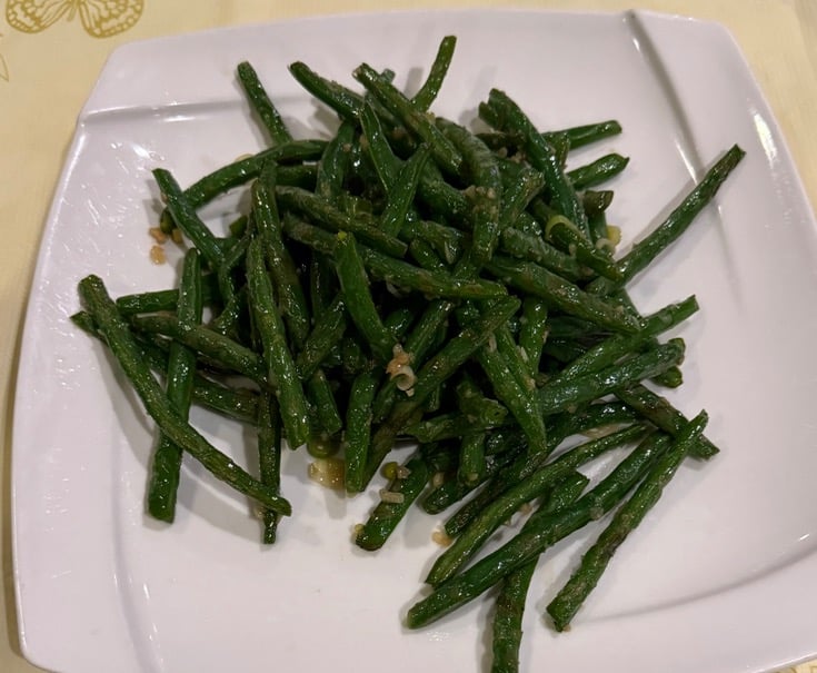 68. Sautéed String Beans (No Meat)