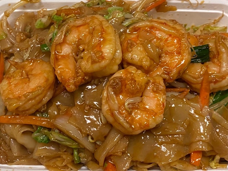 虾河粉 Shrimp Chow Fun