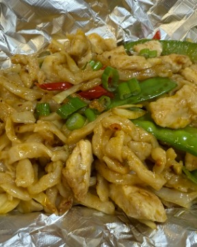 191. Spicy Curry Chicken Stir-fried Noodles