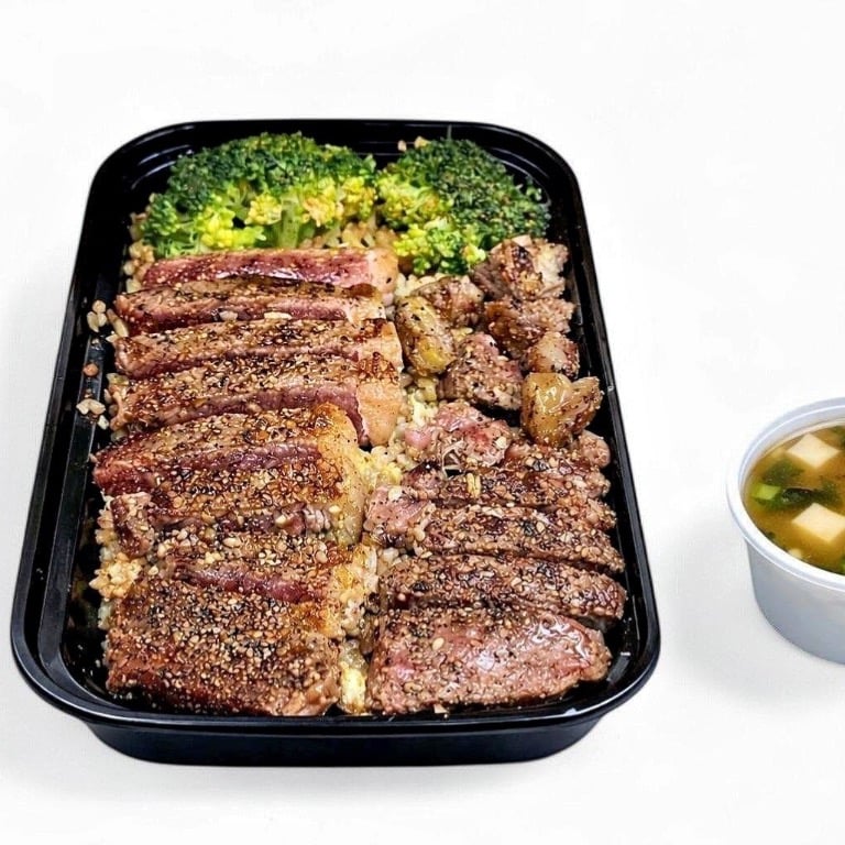 New York Steak & Garlic Fried Rice