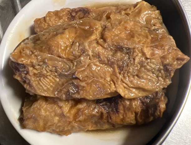 S11. Stuffed Tofu Skin w. Pork & Shrimp 猪肉虾仁酿豆腐皮
