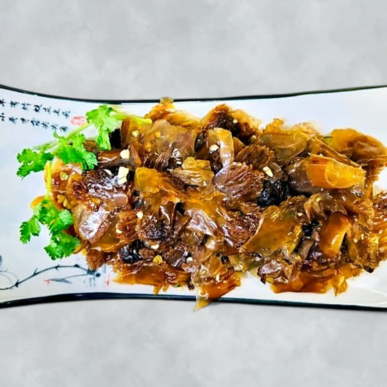 凉拌海蜇头 Jellyfish Head Salad