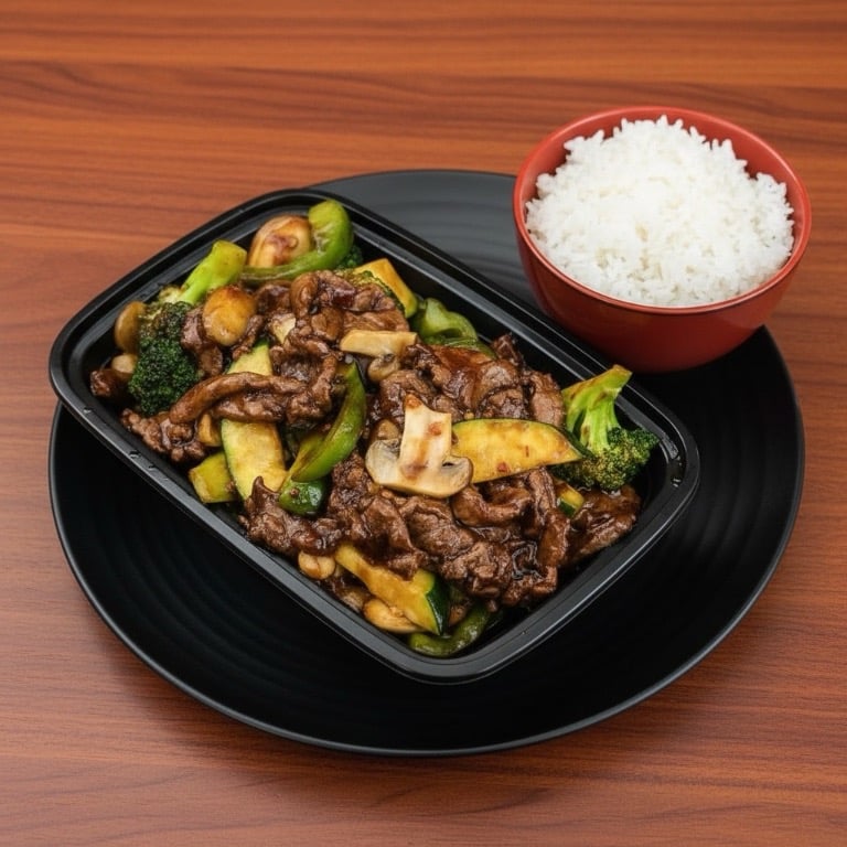 76. Beef w. Garlic Sauce