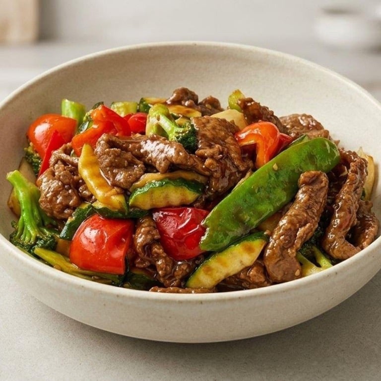 B4. 什菜牛 Beef w. Mixed Vegetable