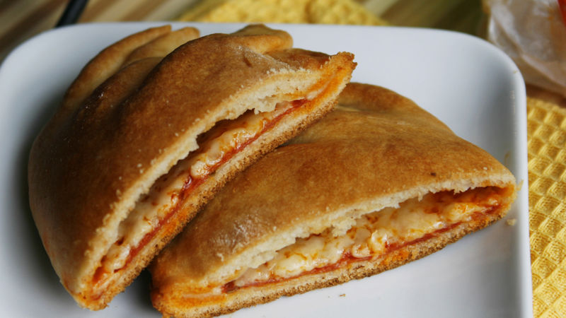 (2) Pepperoni Pizza Turnover Pockets w/ Choice Side/Snack Image