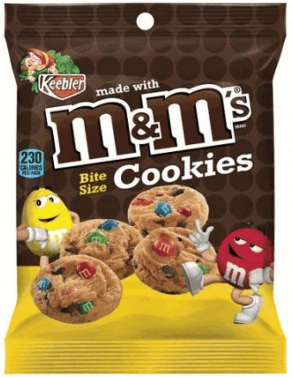 Keebler Bite Size Cookies with M&Ms