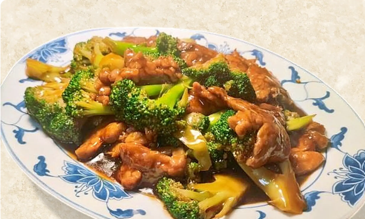 3. 介兰牛 Beef with Broccoli